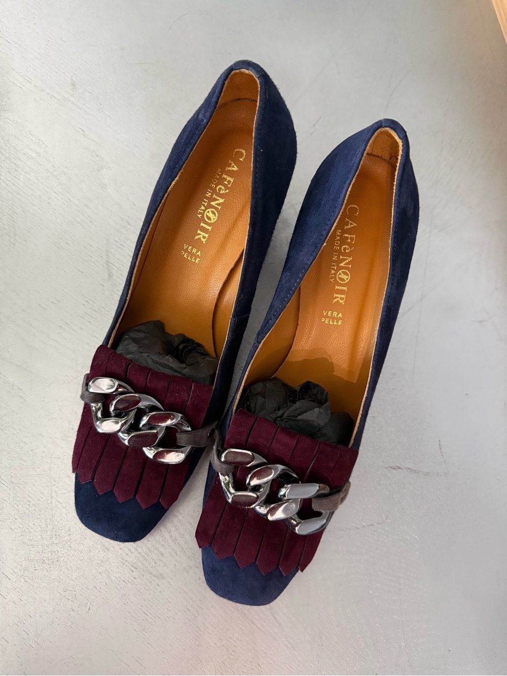 CAFÈ NOIR Suede Loafers